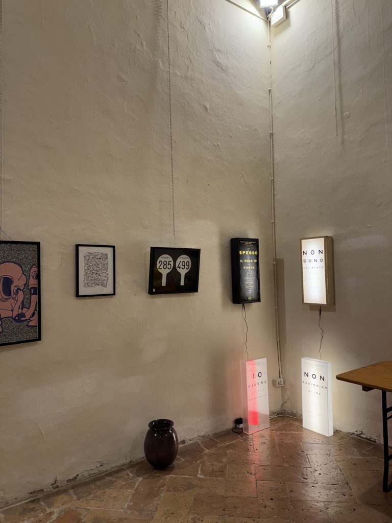 Exhibition view, Castello Belgioioso