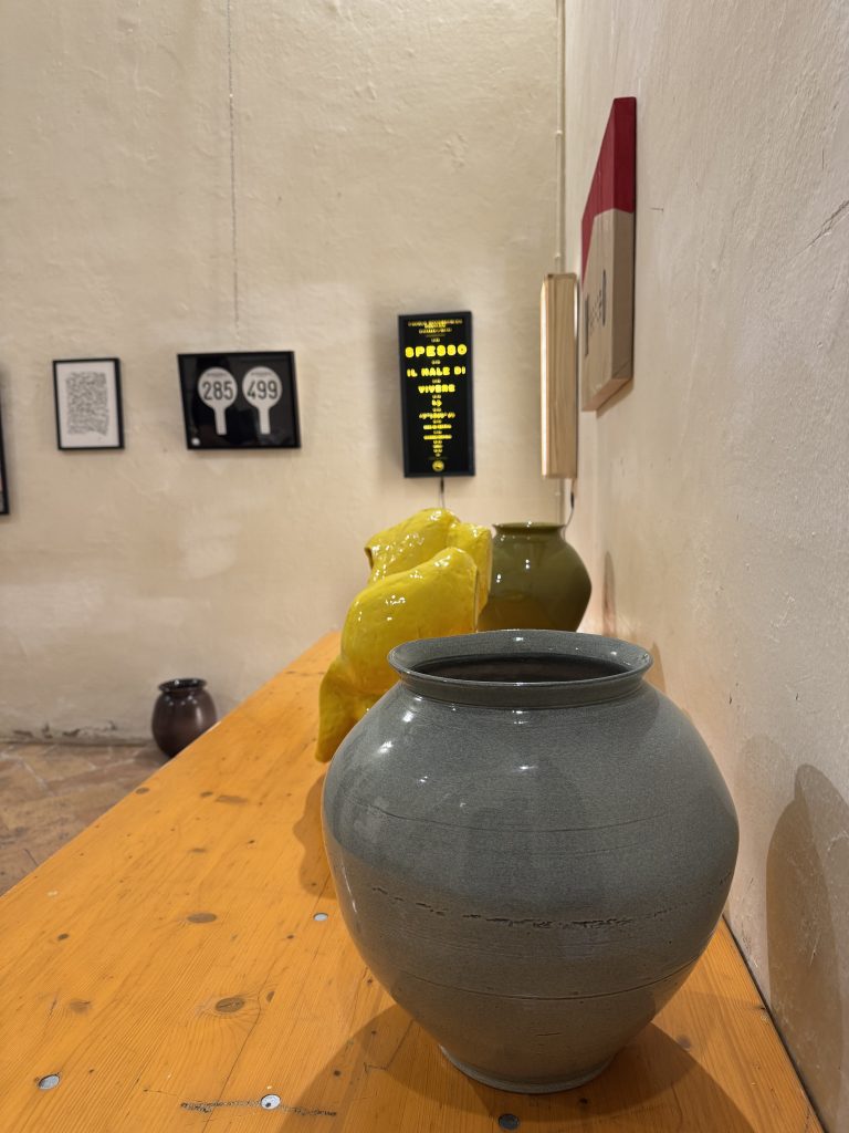 Exhibition view, Castello Belgioioso